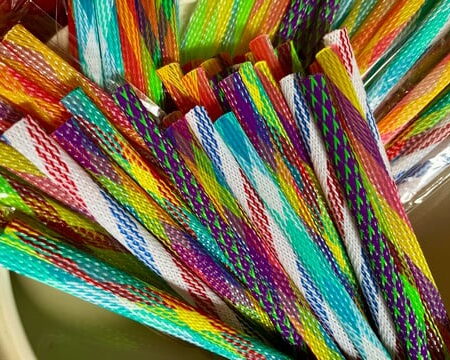 Kattenspeelgoed: rietjes