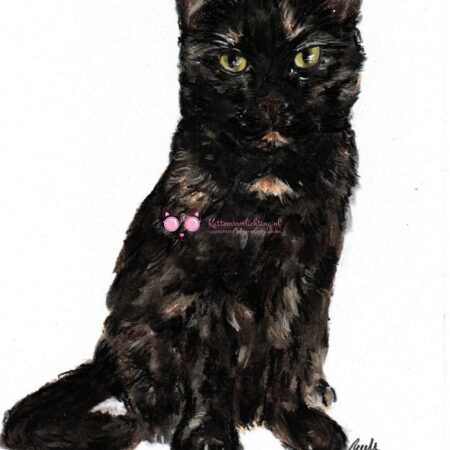 Persoonlijk portret van je kat van Cat Art Central